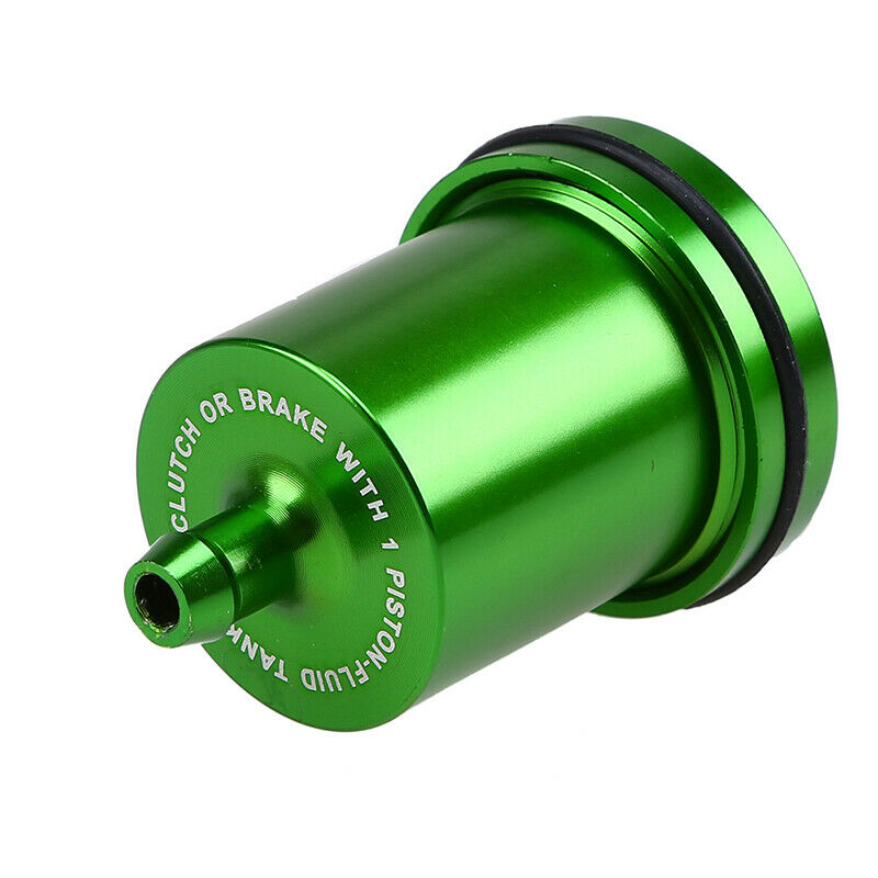 Motorcycle Brake Fluid Reservoir Green Aluminum Alloy Universal Fit For Kawasaki