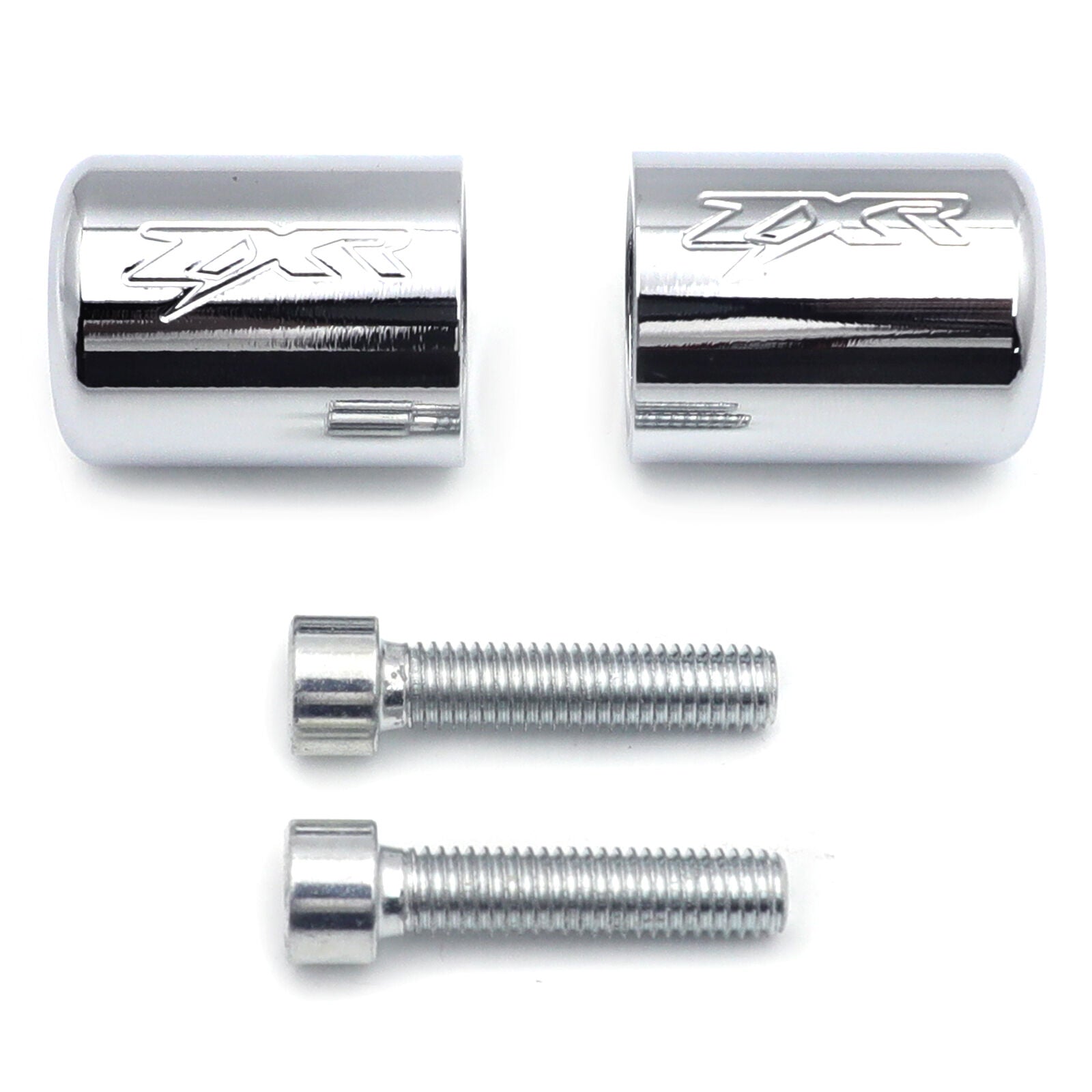 Hand Bar Ends for Kawasaki Ninja 250 500 ZX600 ZX6 636 ZZR600 ZX6R ZX6RR Chrome