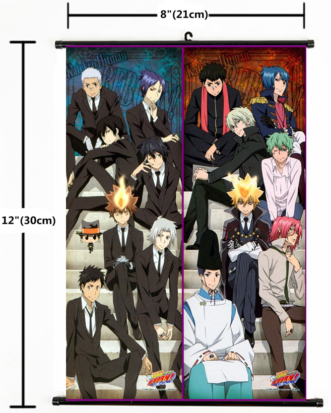 Japanese Anime HITMAN REBORN Home Decor Poster Wall Scroll 2028