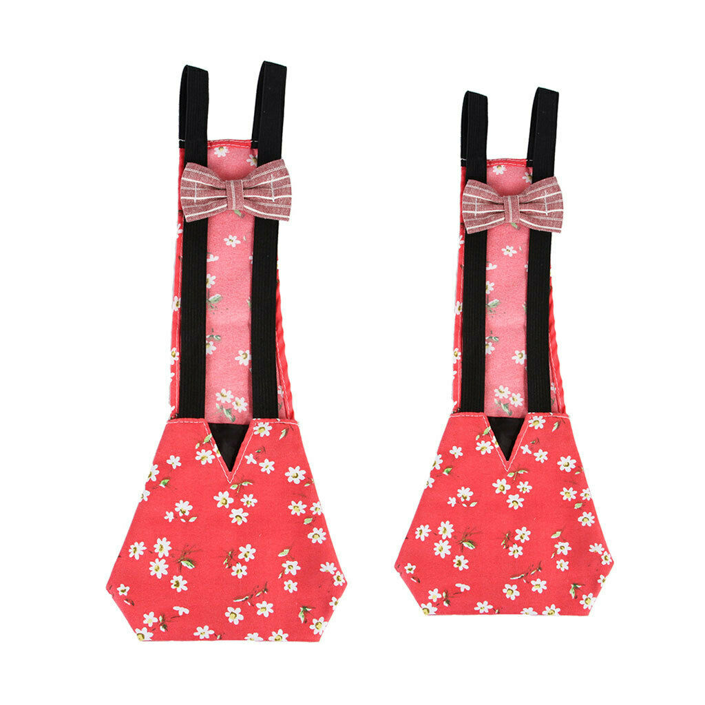 2 x Chicken Diapers with Adjustable Straps, Comfortable, Breathable Suitable for