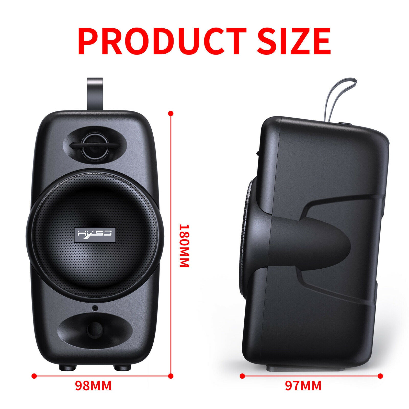 Amplifier Driver Support TF Card with Micophone Handsfree USB Subwoofer