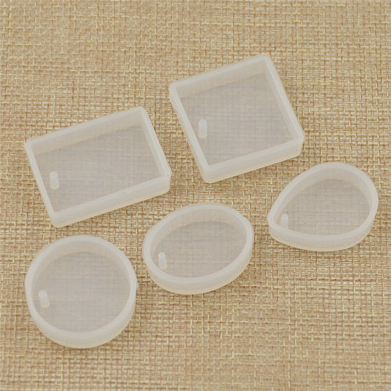 5x Oval Waterdrop Silicone Mold for DIY Jewelry Making Craft Pendant Necklace