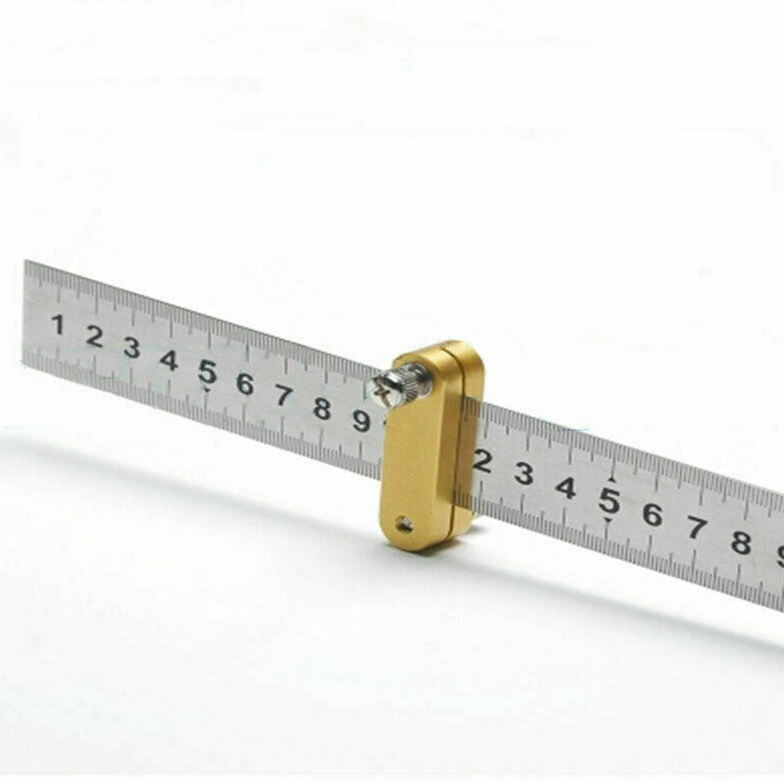 300mm Stainless Steel Locator Scriber Ruler Metal Metric Scribing Straight Wood
