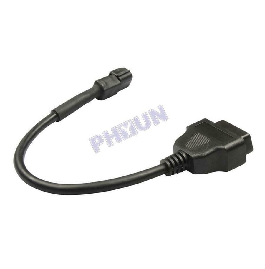 For KYMCO Motorbikes 3 Pin To 16 Pin Standard OBD Adapters OBD2 Diagnostic Cable