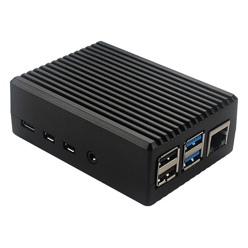 For GeeekPi Raspberry Pi 4 CNC Aluminum Case with Fan Heatsinks for Pi 4B;S*JDF