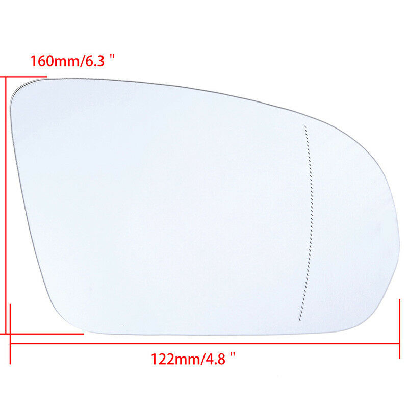1Pc Passenger Side Heated Mirror Glass RH For 2014-2016 Benz S/C-class W222 W205