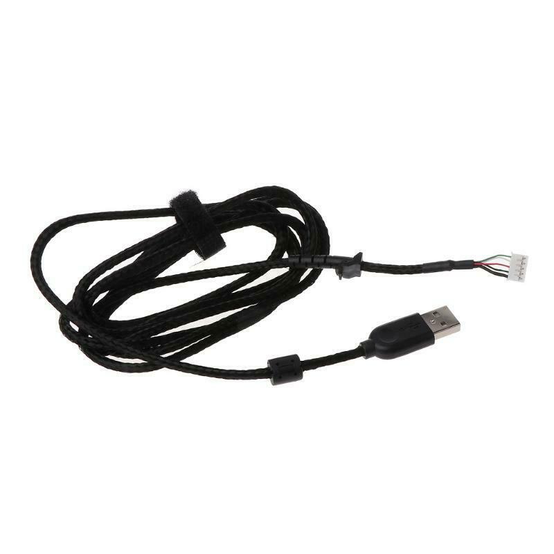 Cable Mice Line For logitech G502 RGB Mouse 2.1M Black Replacement Gaming Mouse