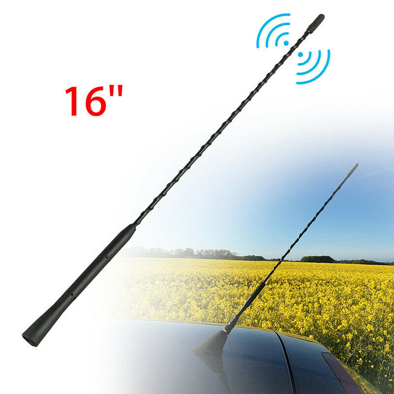 16" Replacement Car Radio Stereo Aerial Bee Sting Mast Antenna Black For .l8