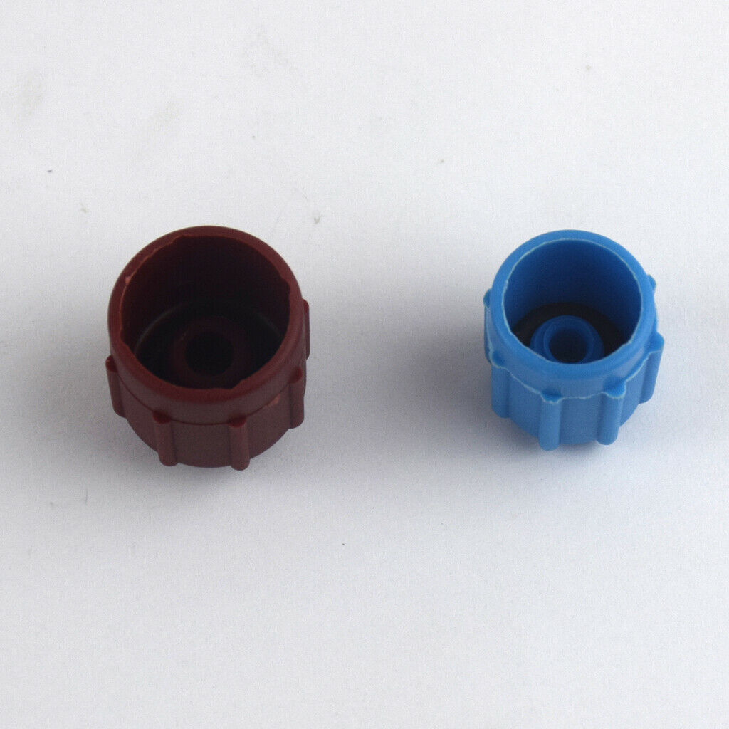 2Pcs New R134a Car Auto AC A/C Valve Port Cap High Low Voltage Cover 20mm