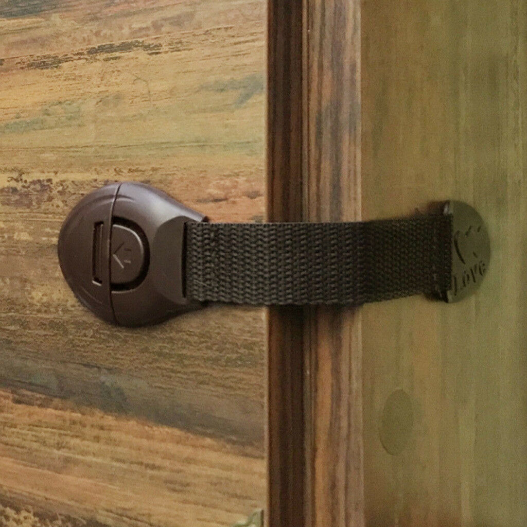 Wardrobe Fridge Freezer Door Lock Latch Catch for Toddler Kids Safety 20cm-f