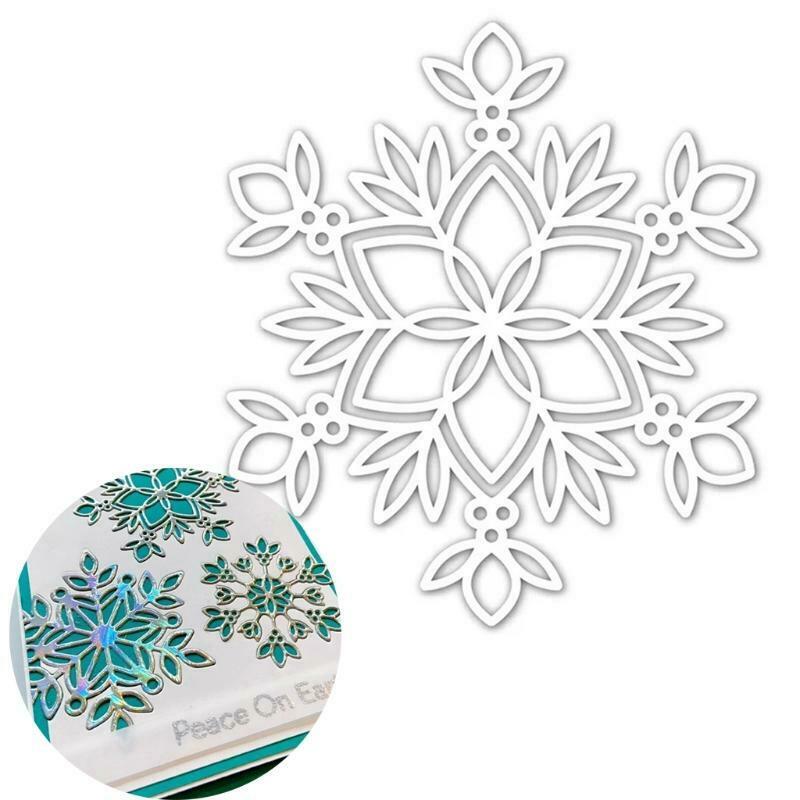 Snowflake Metal Cutting Dies Stencil Scrapbooking DIY Album Paper Embossing