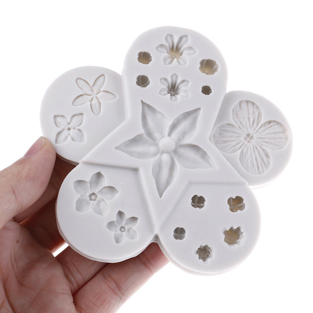 Flower silicone mold fondant mold cake decorating tool chocolate gumpaste .l8