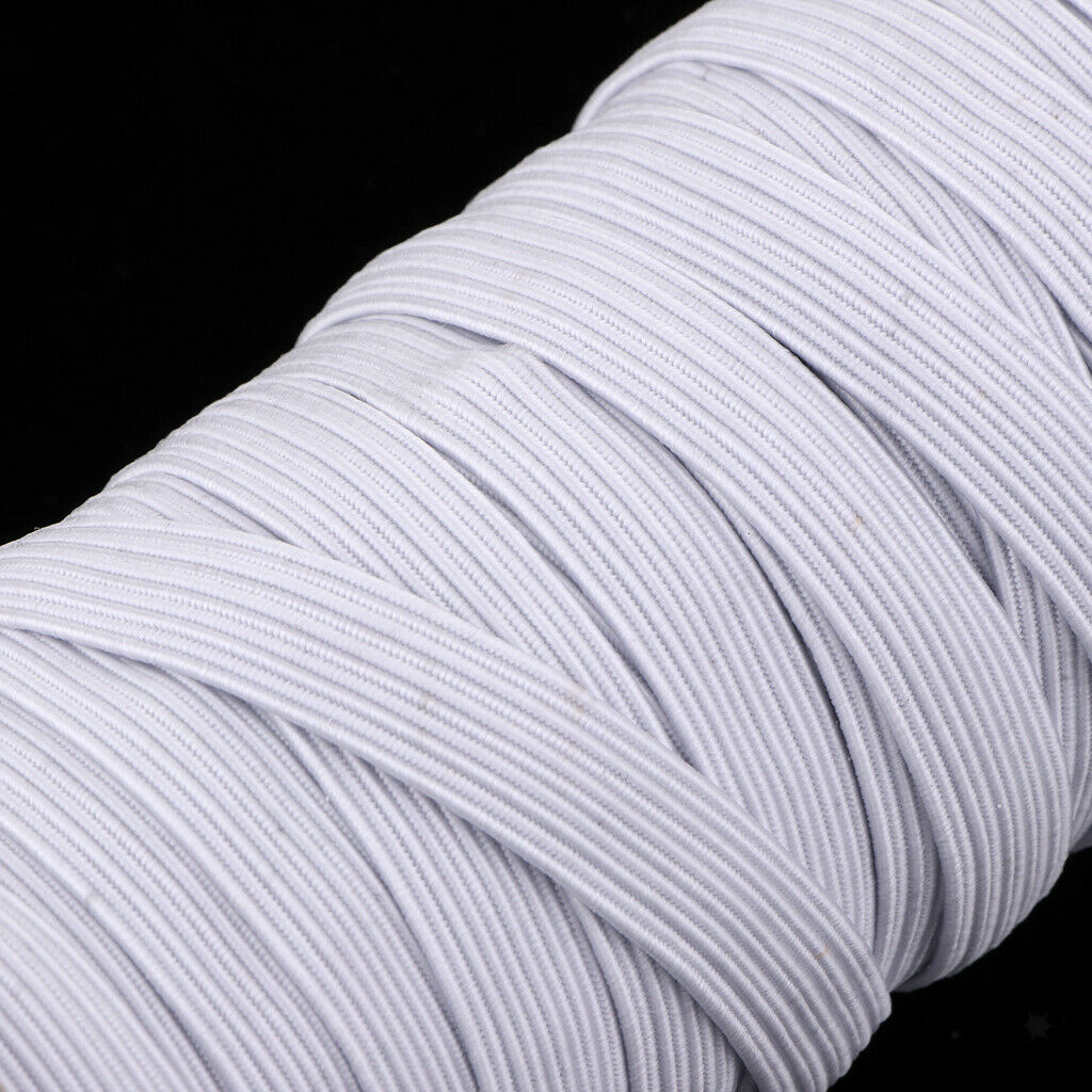 Elastic Band 6 Mm Wide, Elastic White Trousers Rubber Elastic Cord Elastic