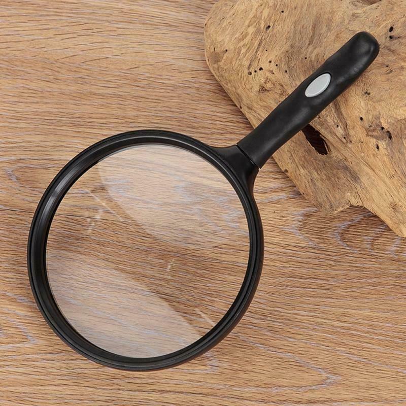 130mm Large Lens Handheld Magnifier 2.5X Reading Newspaper Map Magnifying Glass