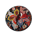 1PC Ethnic Round Embroidery Patch Butterfly Pattern DIY Clothes Applique Decor