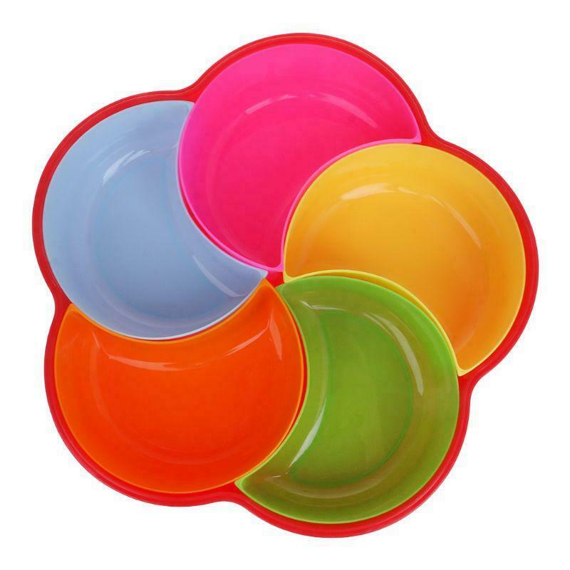 Multi-function Snack Plates Candy Box With Lid Home Large Capacity Fruits Nut