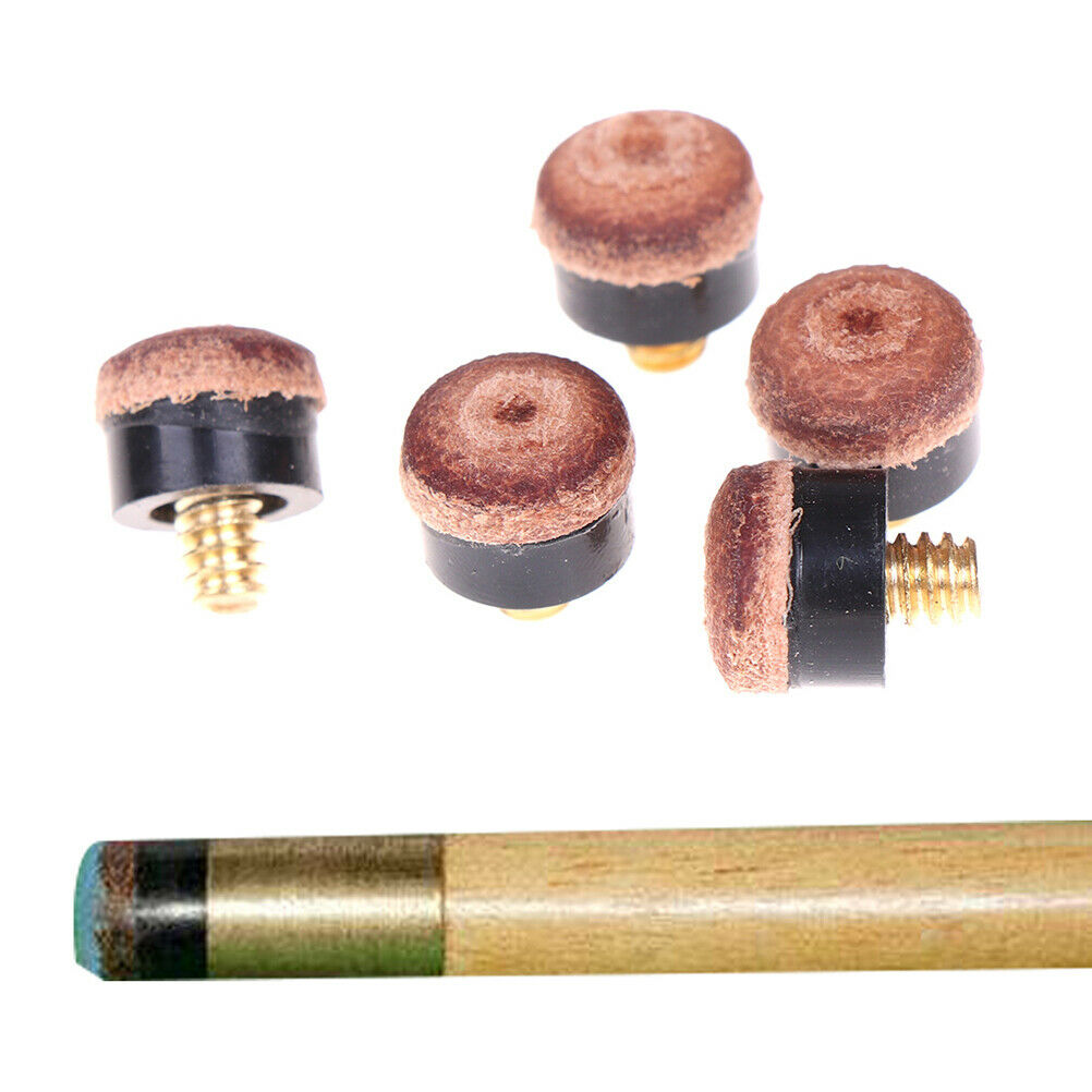 5pcs Screw On Cue Tips Billiard Pool Cue Stick Snooker Cue Replacement Pa.l8