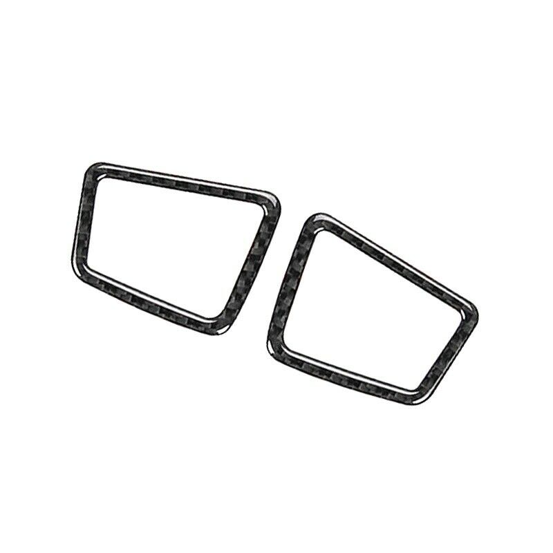 2pcs Carbon Fiber Upper Air Vent Outlet Cover Trim For Ford Explorer 2013-2018