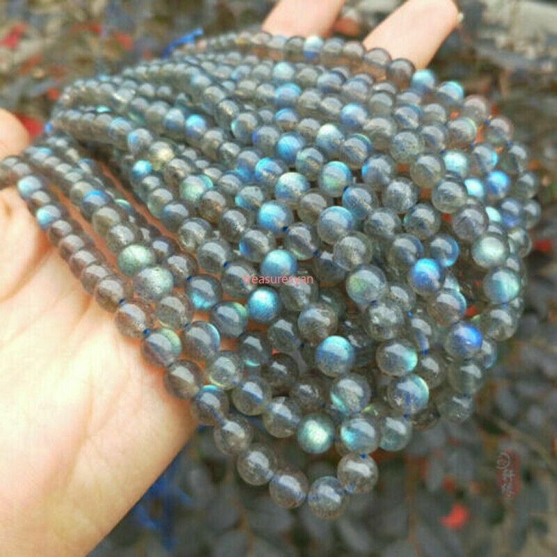 Fine 4mm Natural Labradorite Gems Round Loose Beads 15'' Crystal Healing AAAAA