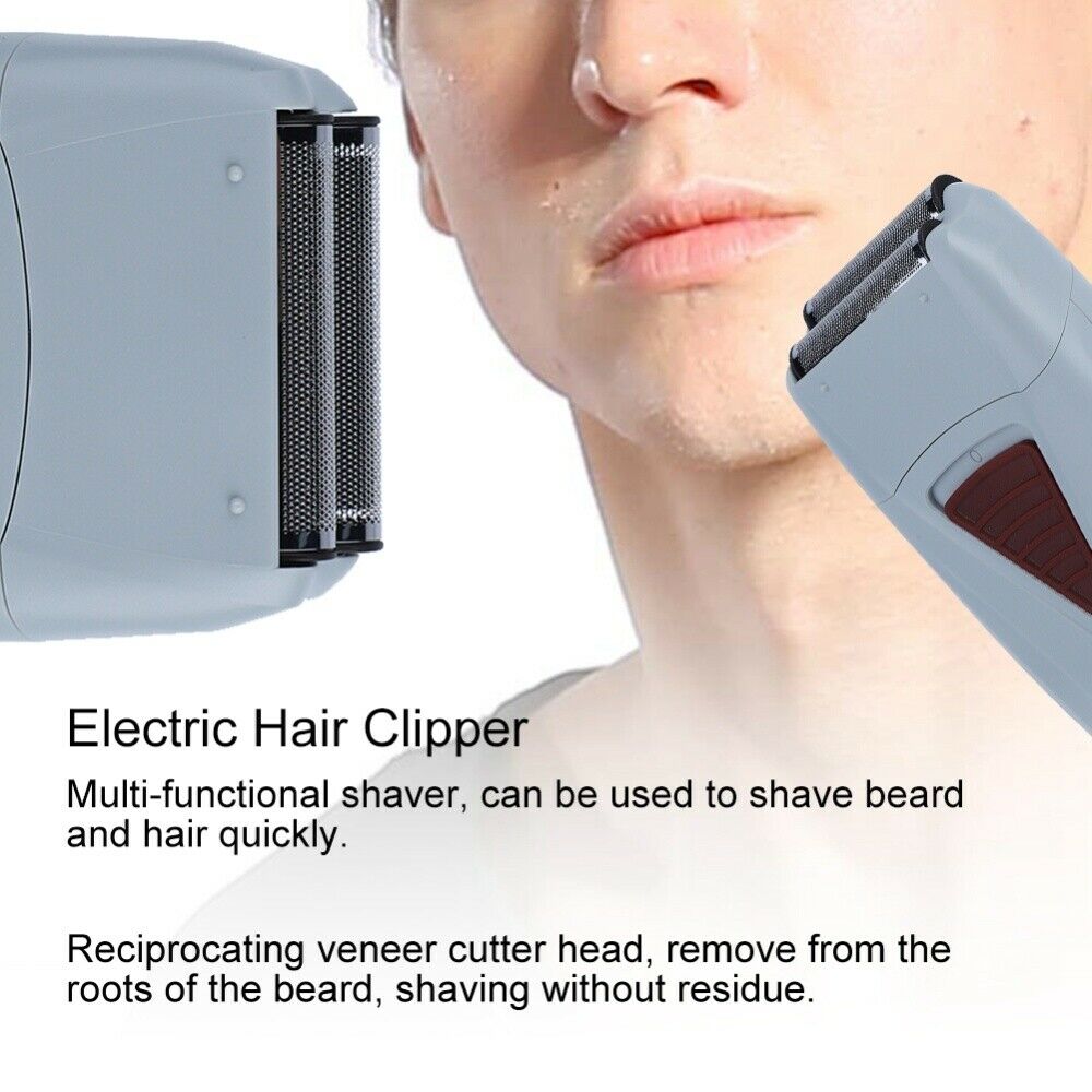 Professional Men Electric Hair Clipper Trimmer Haircut Reciprocating Shaver