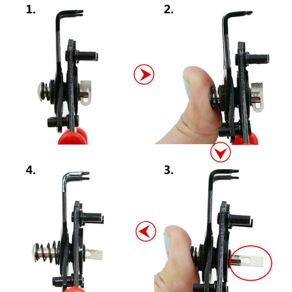 1Set 4 IN 1 multifunctional snap ring pliers tools crimp tool circlip pliers DD