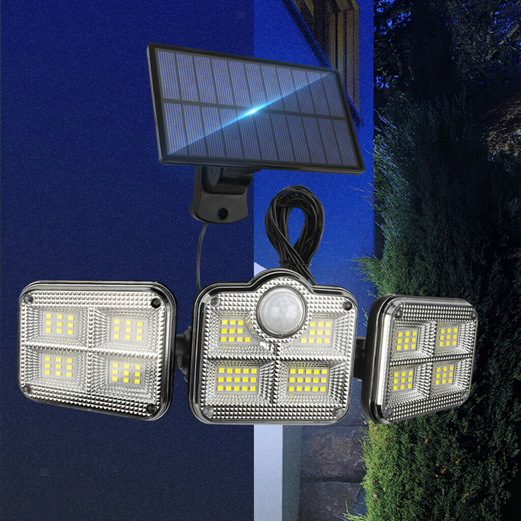 LED Solar Light Street Lamp Motion Sensor Remote Control Outdoor Garden Yard