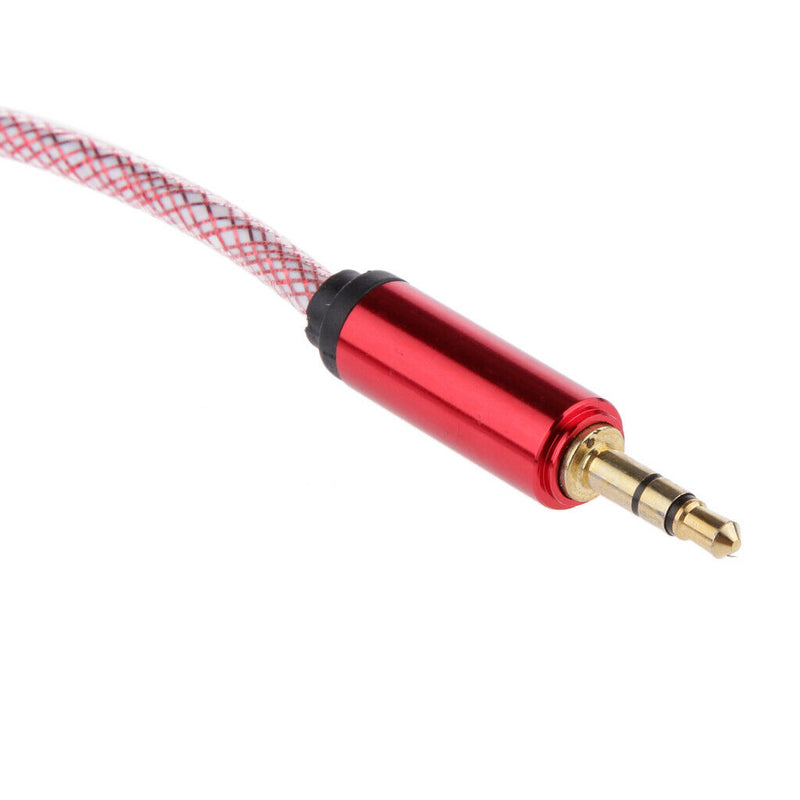 2Pcs 3.5mm Male to Female Stereo Audio Headphone Extention Cable Cord 1M