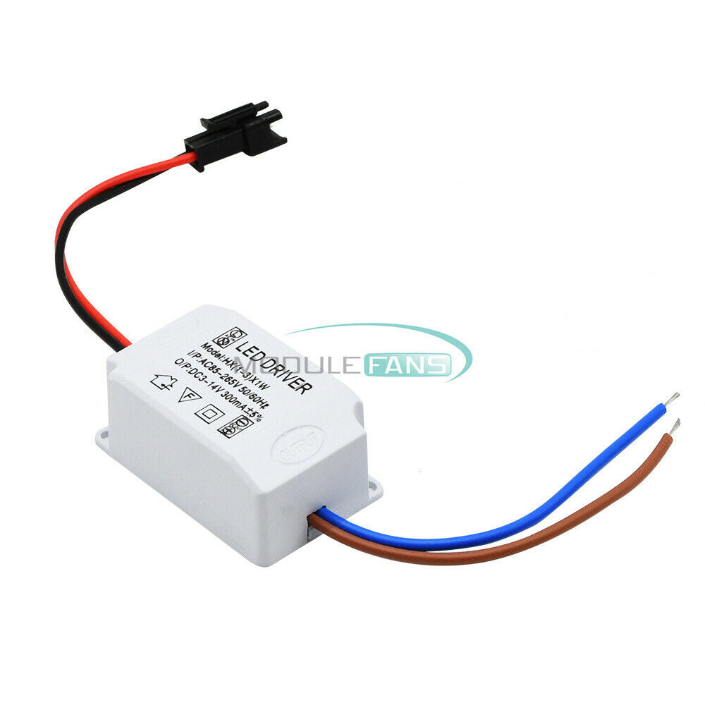 AC 85V-265V to DC 12V LED Electronic Transformer Power Supply Driver 3X1W