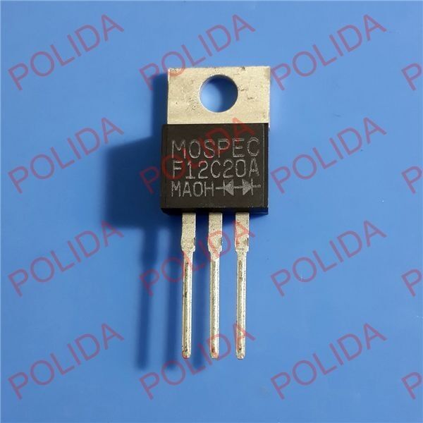 1PCS Transistor  POWER RECTIFIERS MOSPEC TO-220 F12C20A