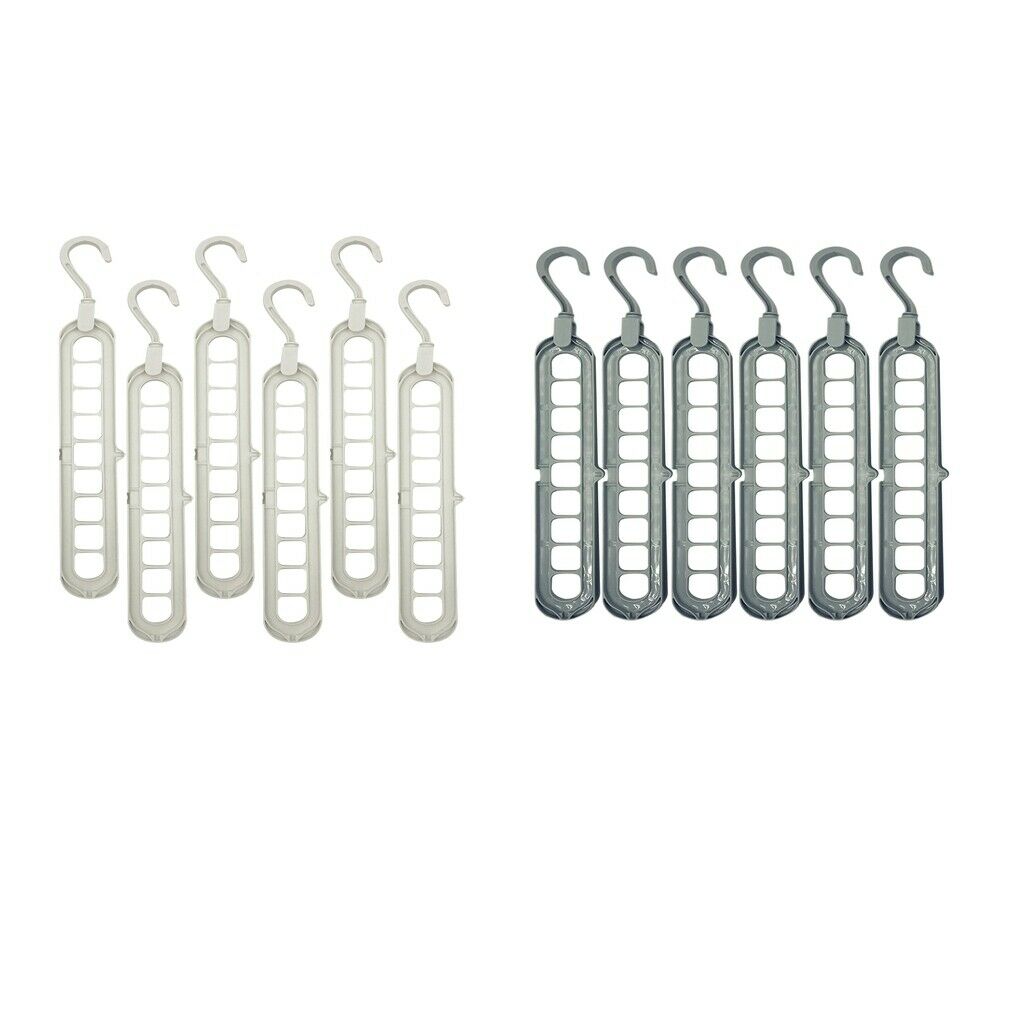Set of 12 Clothes Hanger Plastic Suit Hangers Clothes Hanger Space Saving