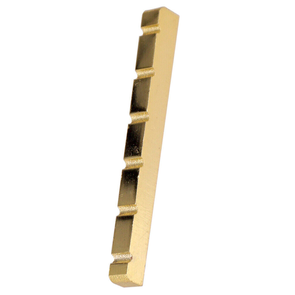 Brass 6 String Guitar Nut Slotted for   ST TL Style Electric Guitar Parts