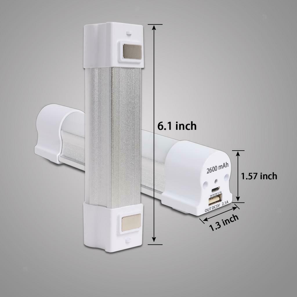 LED Emergency Light Warm White White USB Rechargeable