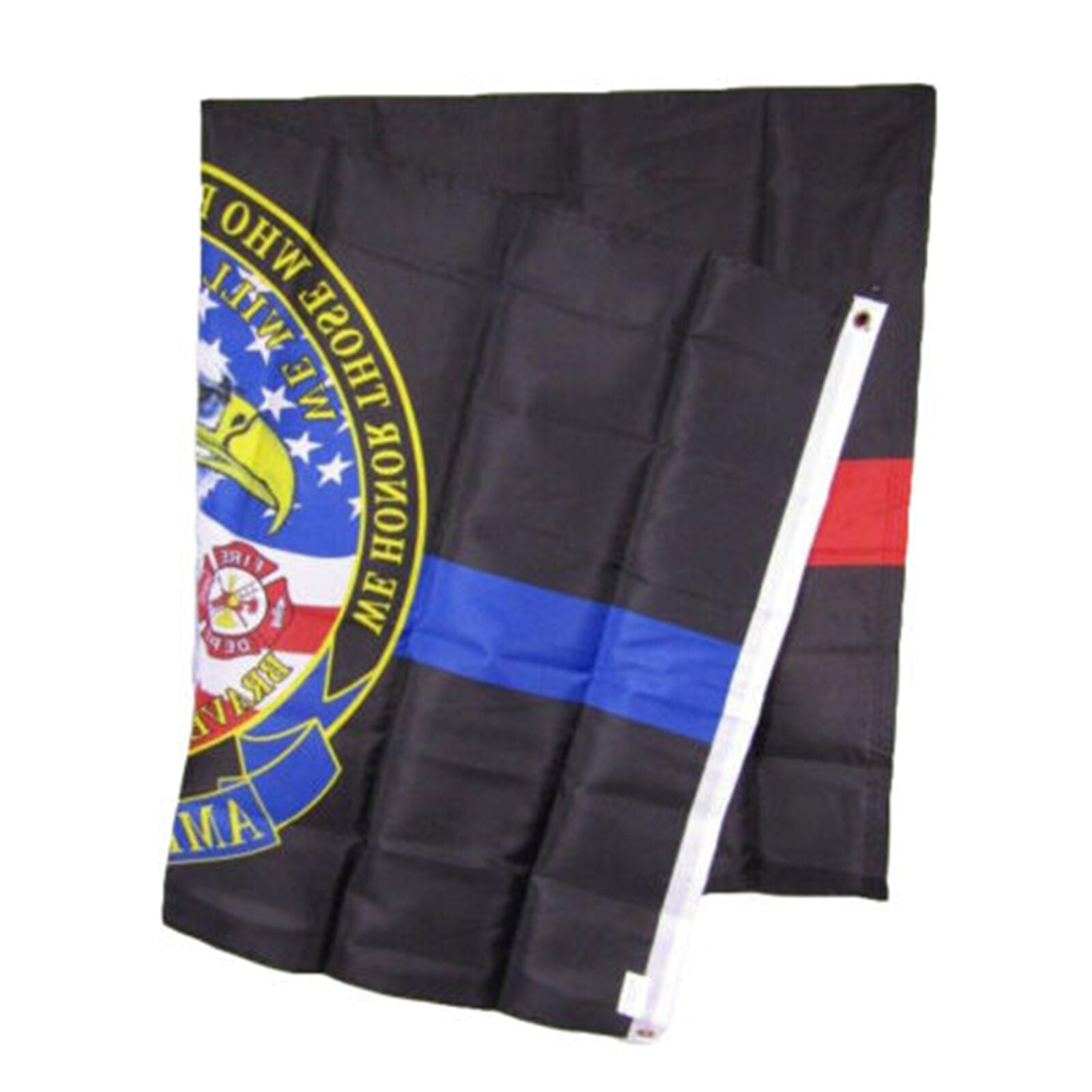 3x5 We Honor Who Protect Serve American Heroes Thin Blue Red Line Flag 3'x5'