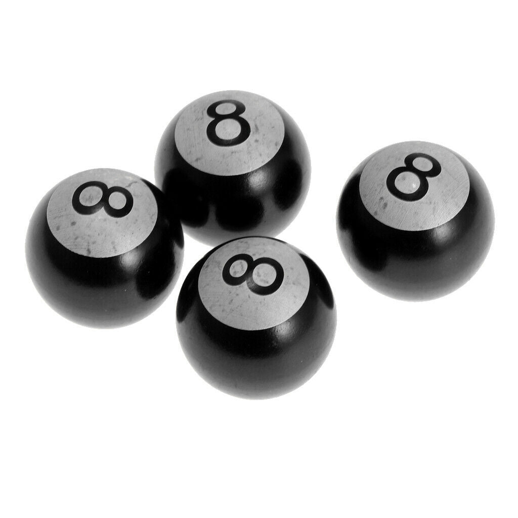 4x Black Car Wheel Tire Valve Dust Stems Air  Covers Accessories
