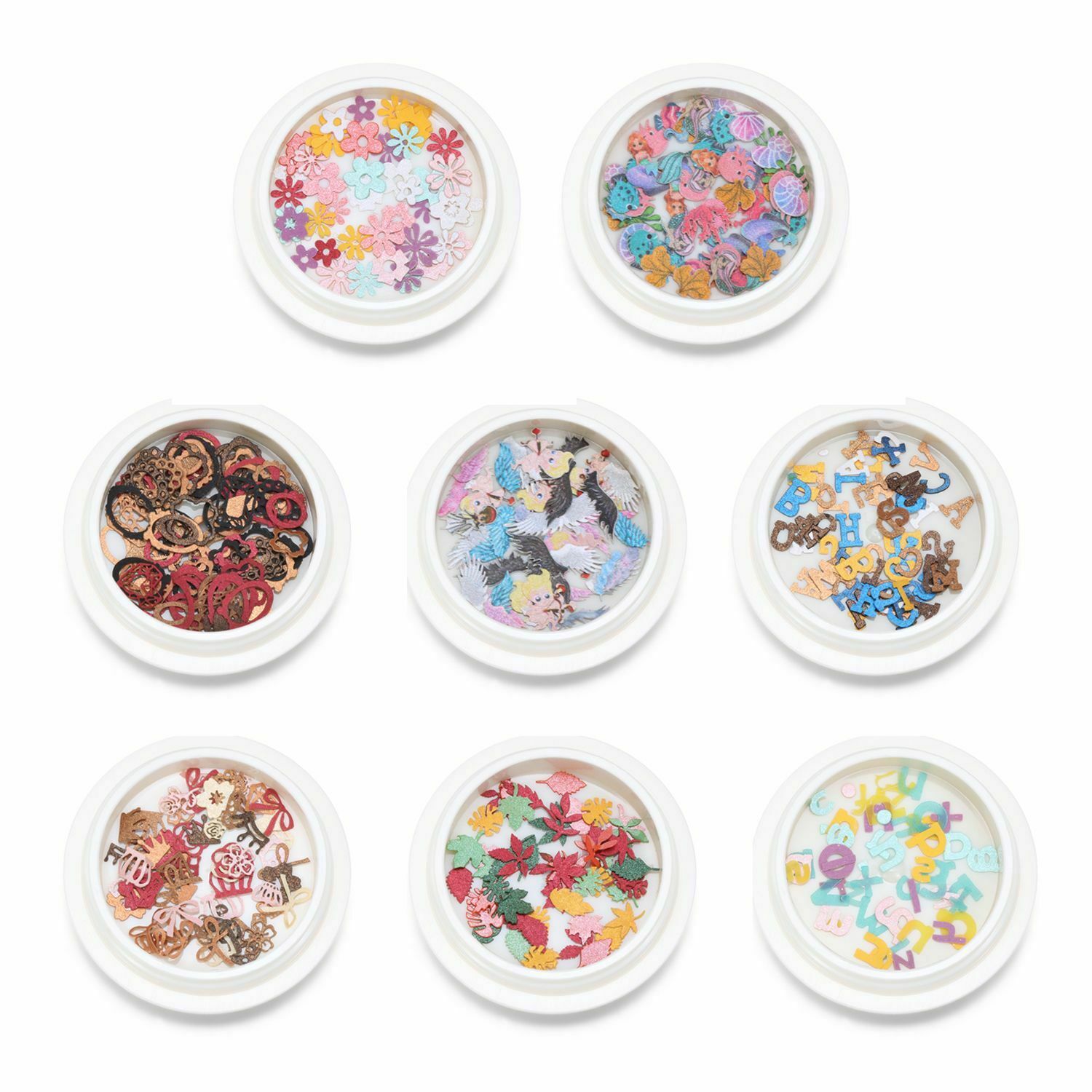 Flakes Wood Pulp Flakes Nail Art Sequins Holographic Nail Paillettes Ultrathin