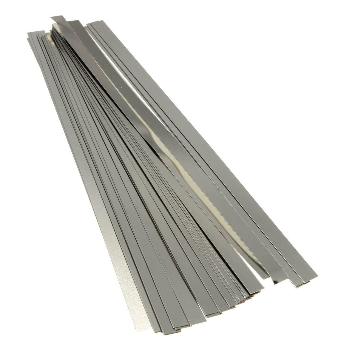 30pcs Pure 99.96% Low Resistance Nickel Ni Metal Strap Sheet 0.1 x 4 x 100 mm