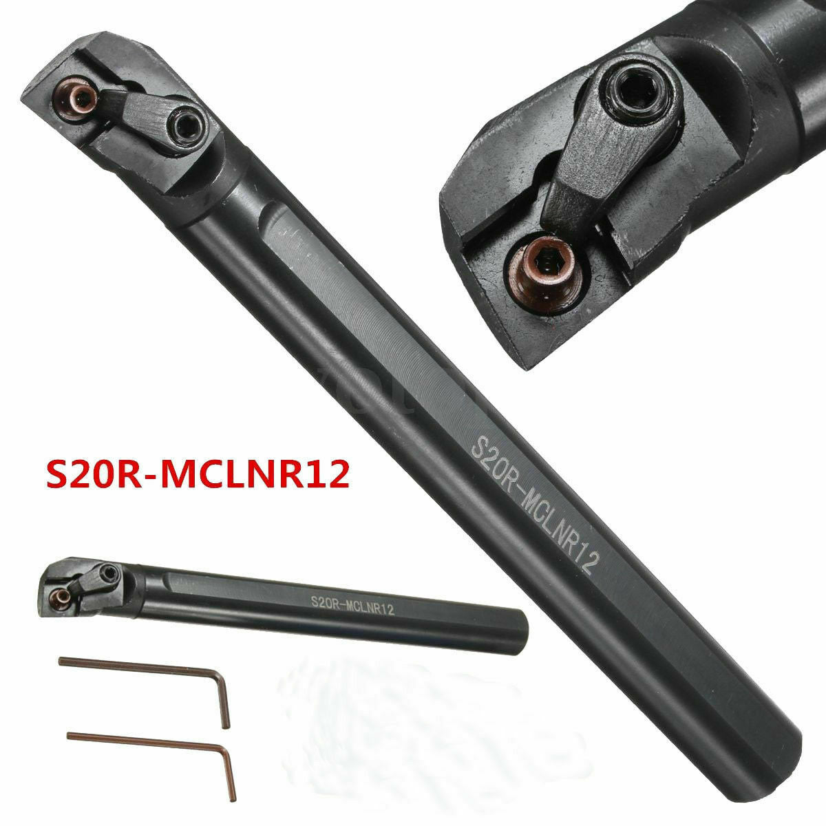 S20R-MCLNR12 CNC Lathe Internal Turning Tool Holder Boring Bar For CNMG12 Insert