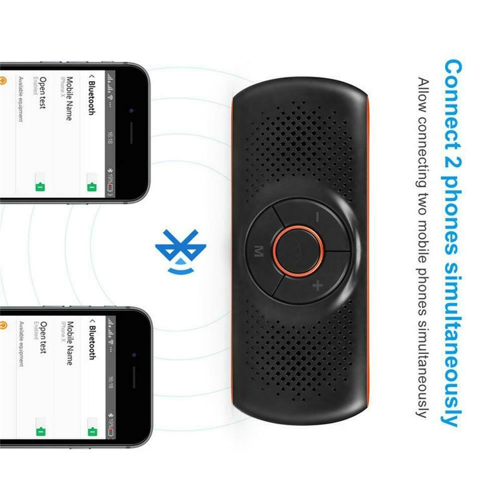 Handsfree Wireless Bluetooth Car Speaker Voice Guidance Receiver for Cell Phone