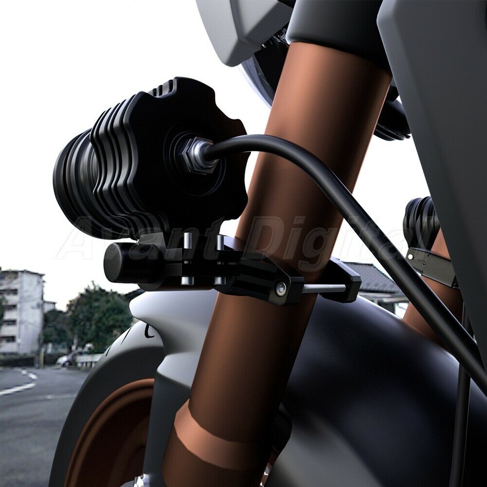 Universal Motorcycle Bumper Modified Headlight Stand Spotlight Extension Bracket