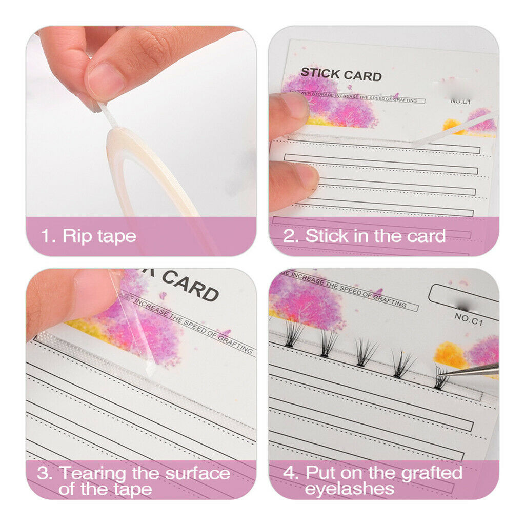 Lots 10 Volume Eyelash Extensions C Curl Easy Fan Cluster  Automatic