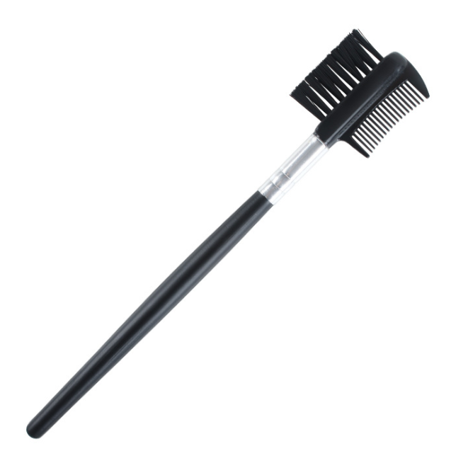 Eyebrow Eyelash Dual-Comb Extension Brush Plastic Comb Cosmetic Makeup Tool