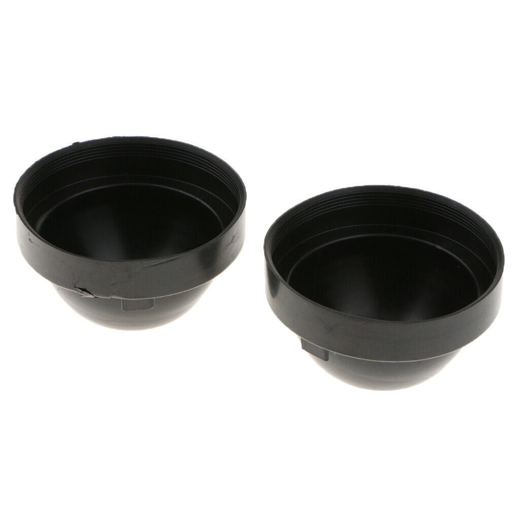 2pcs HID LED Headlight Dust Seal Covers Waterproof Rubber Headlamp Cap 100mm