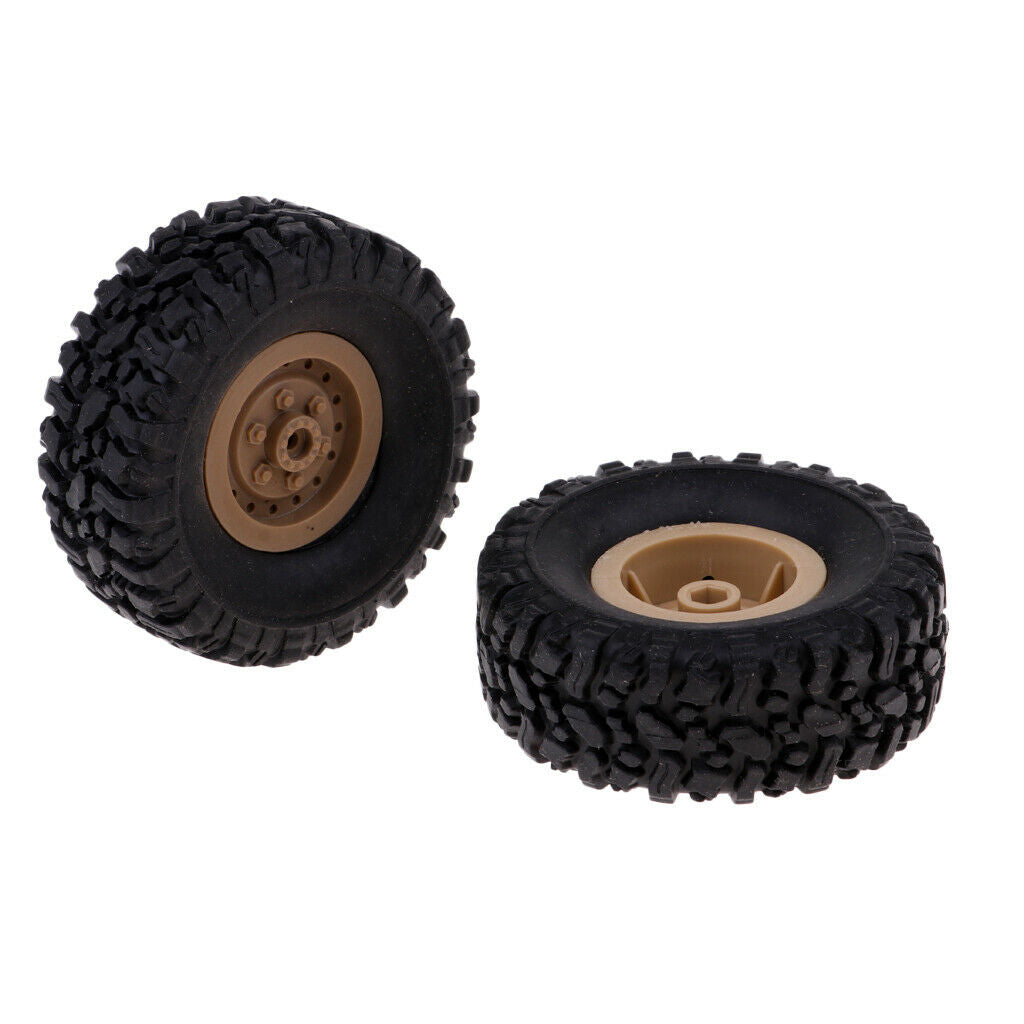 4 Pieces Rubber Tires for RC 1/16 Caterpillars WPL B14 B16 B24 C14 C24 B36