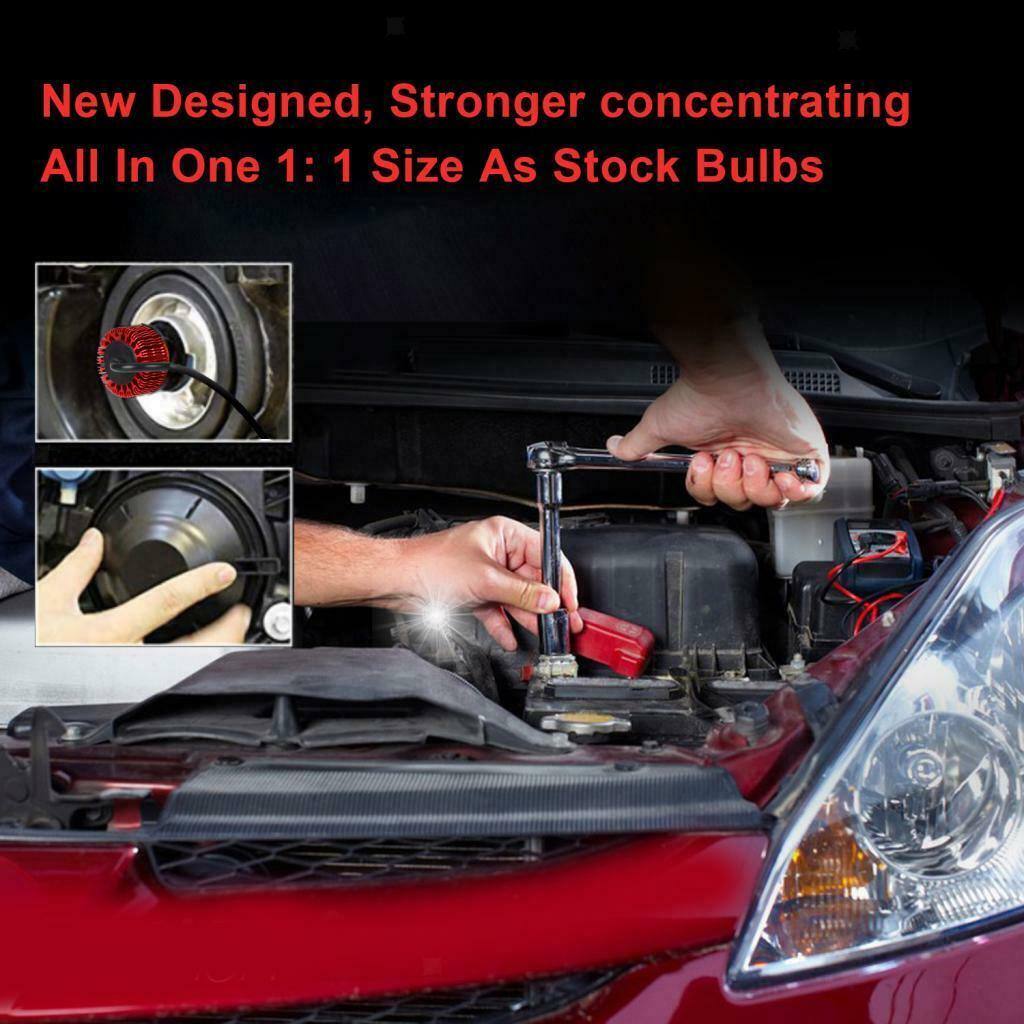 1 Pair Super Bright Auto Truck CSP Chip LED Headlight Bulbs 9005 360 Degree