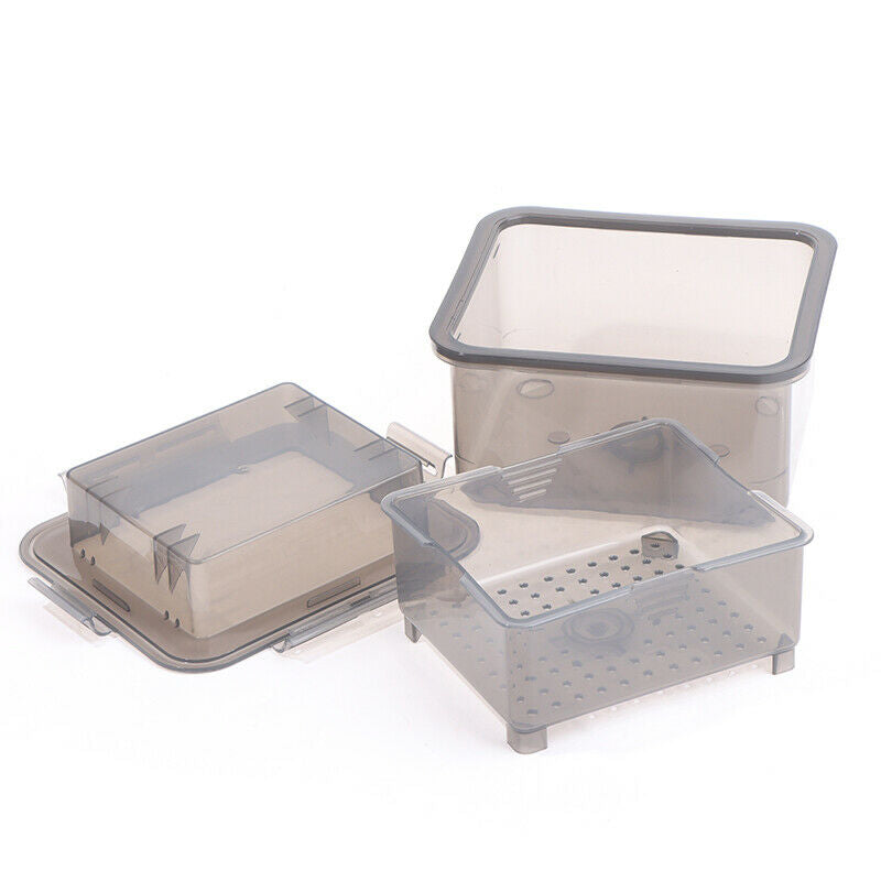 Gray Tofu Press Marinating Dish Removes Moisture From Tofu AutomaticallyBDAU