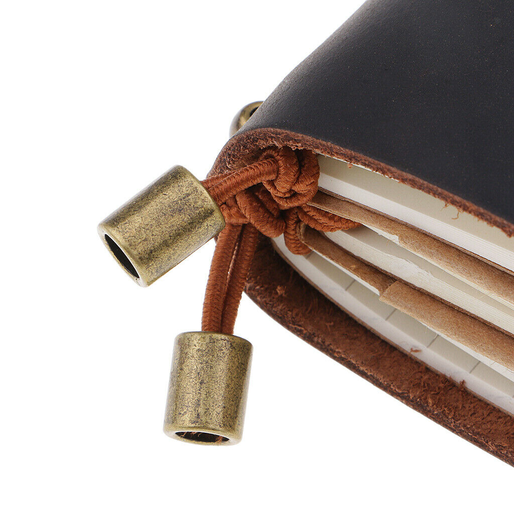 Leather Notebook Pad, Travel Journal, Diary, 96 Pages, 135 X 100 Mm