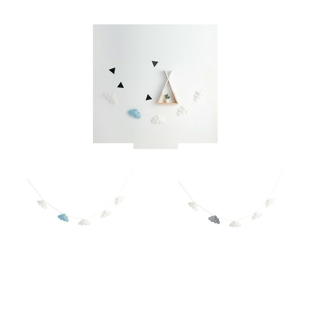Set of 2 Bedroom Clouds Garland Decor For Christmas Wedding Decoration