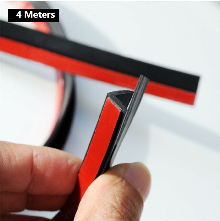 4M Car Window Sealant weatherstrip V Type Car Door Glass Auto Rubber Seals
