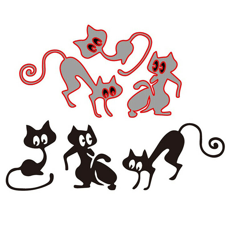 3pcs cat Metal Cutting Dies DIY Craft Stencil Paper Card Decor Die CutsY1