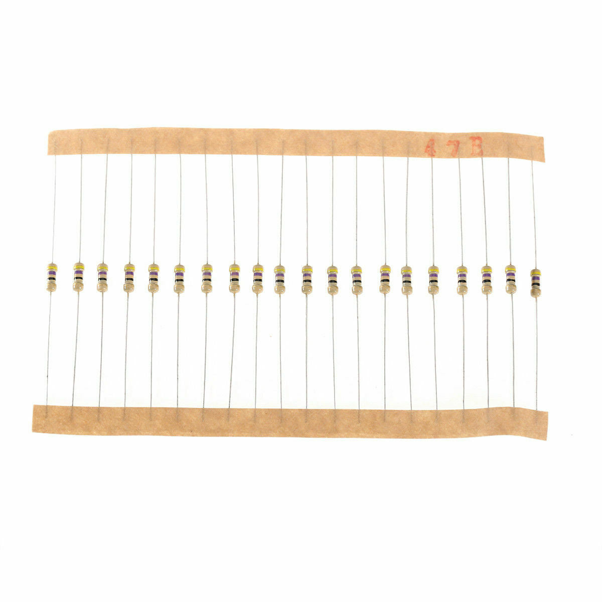 600pcs 30 Values 1/4W 5% Carbon Film Resistors Resistance Assortment Kit Set
